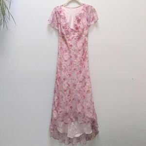 Beautiful vintage print midi dress ♡